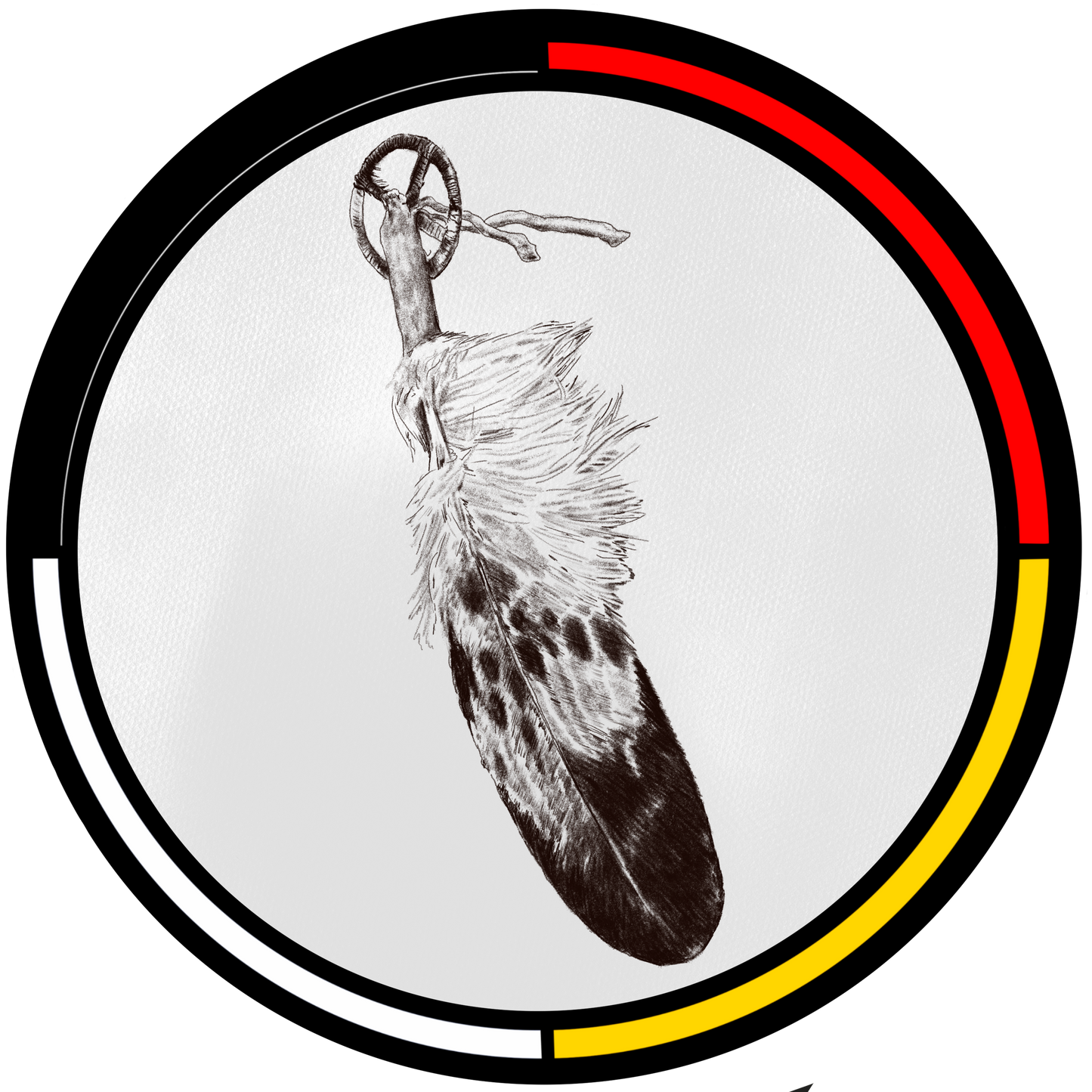 Vision Quest 2.5” Round Premium Sticker