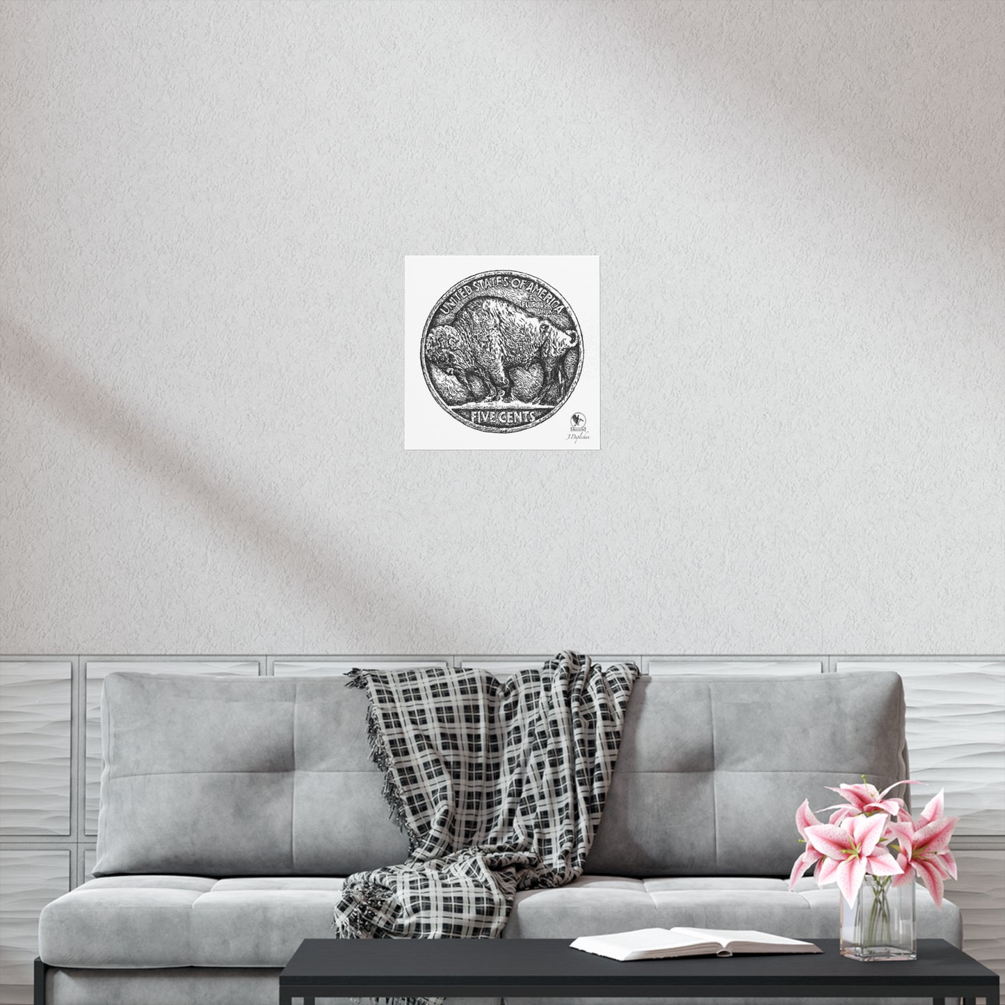 Buffalo Nickel Print