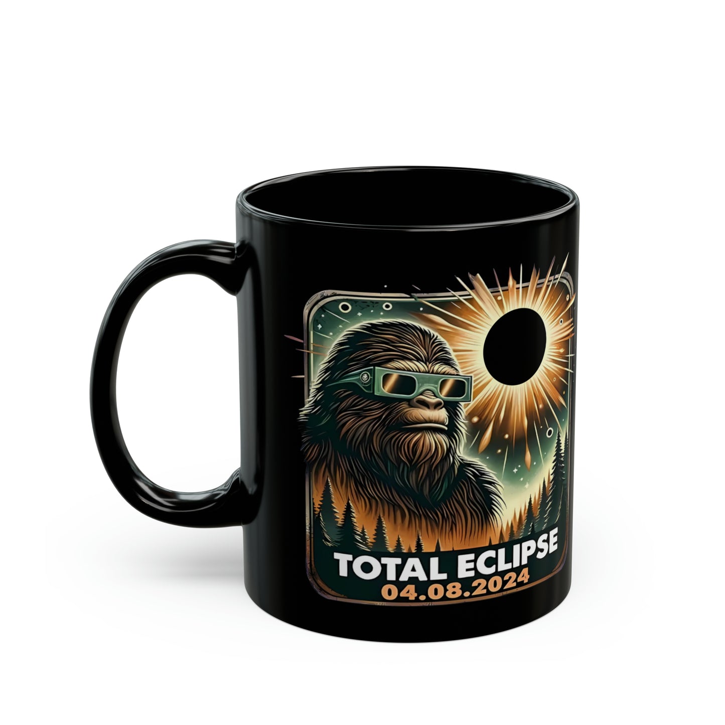 Solar Eclipse Black Mug (11oz)