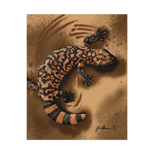 Gila Monster Print