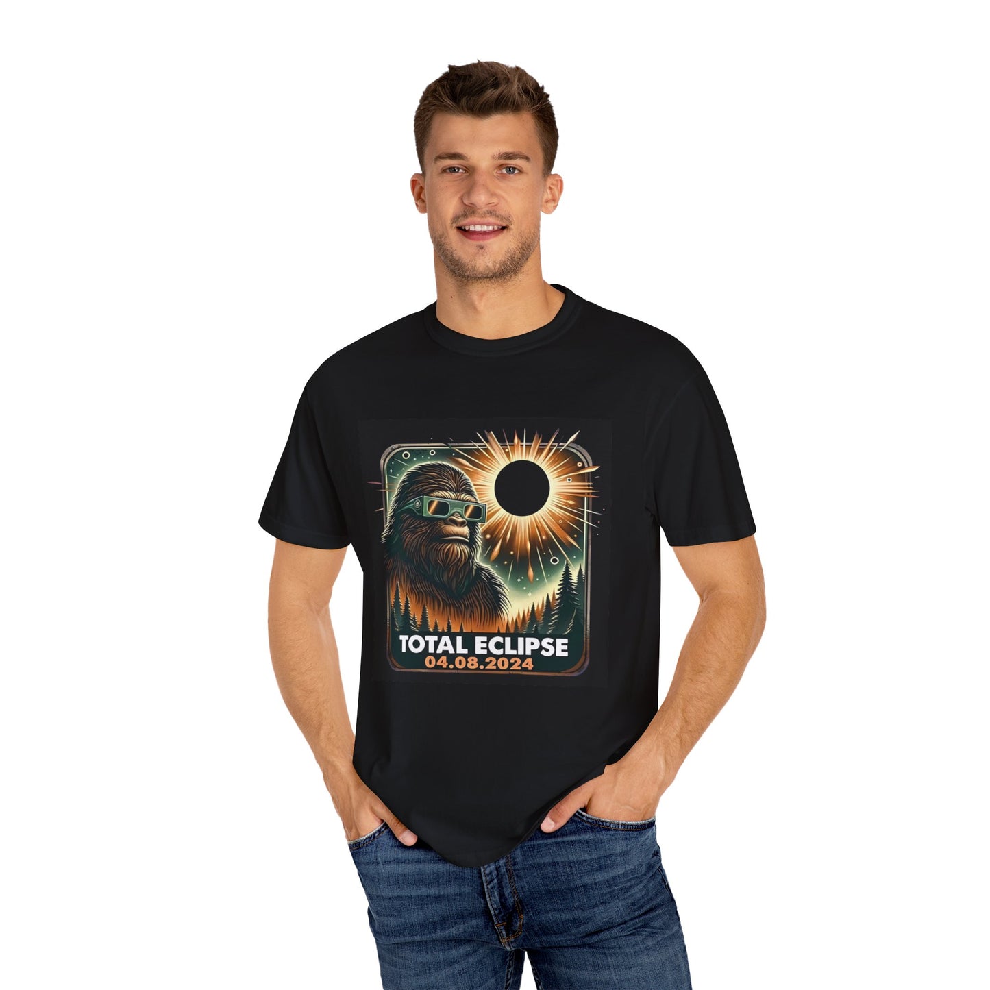 Solar eclipse Garment-Dyed T-shirt