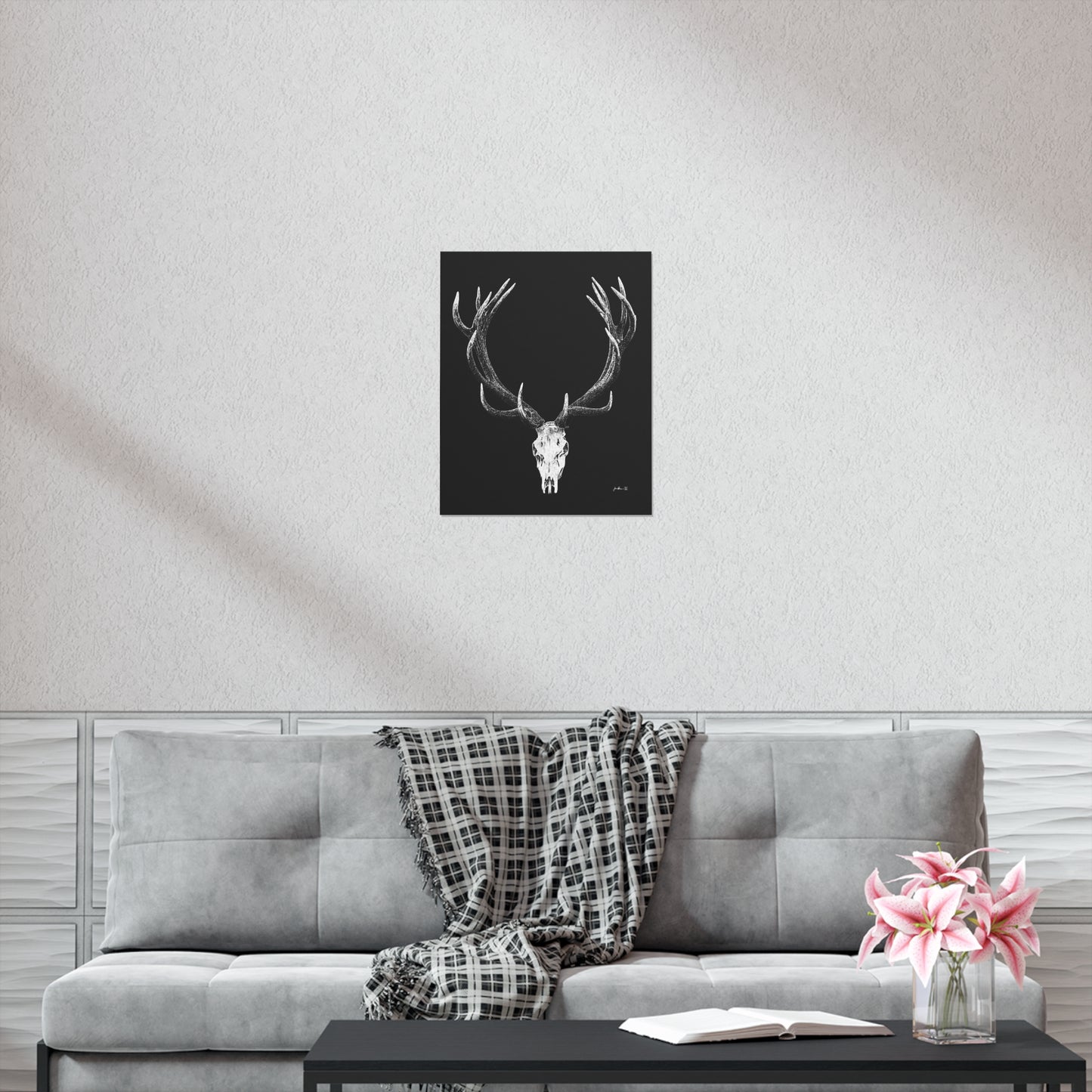 Red Stag Print