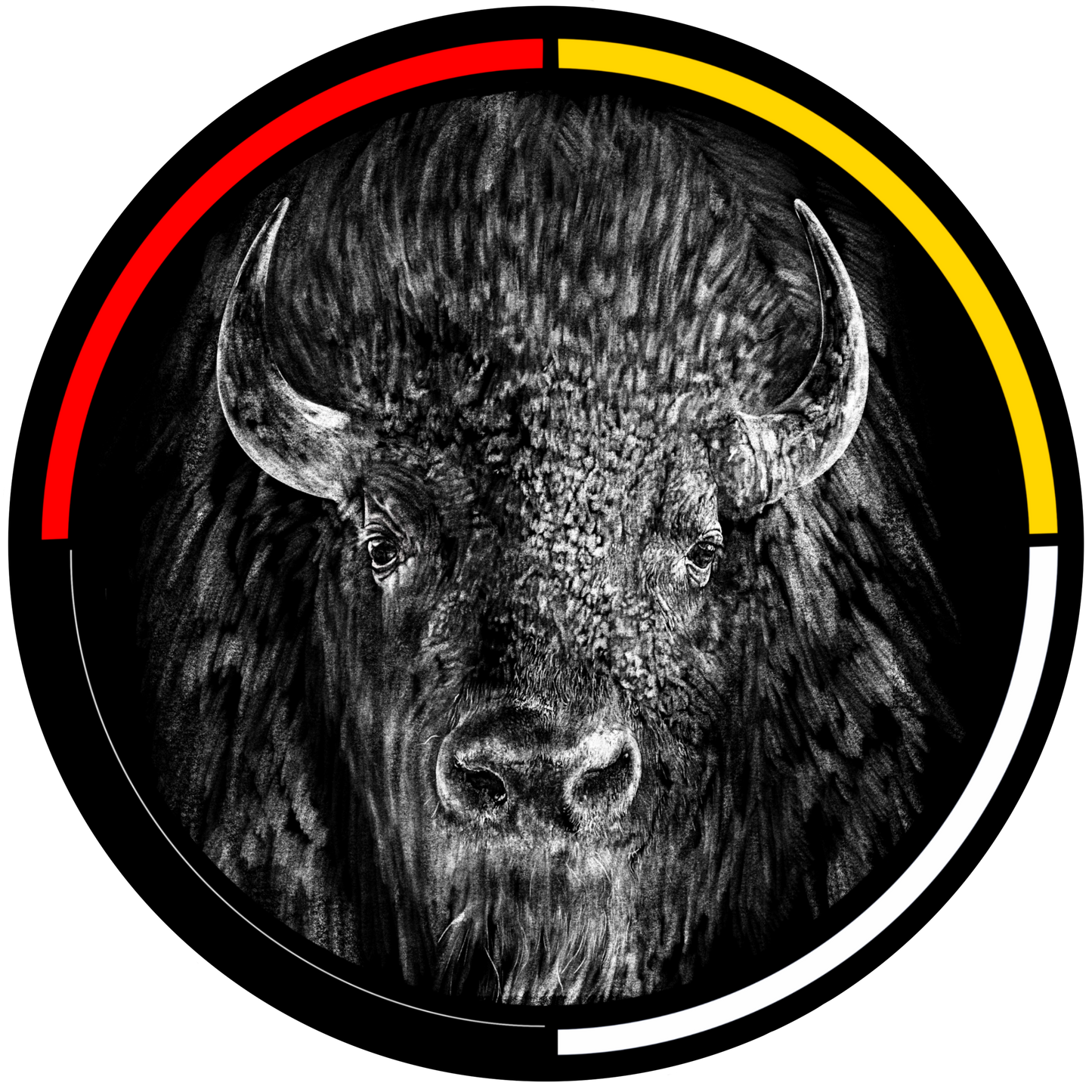 Big Buffalo 2.5” Round Premium Sticker
