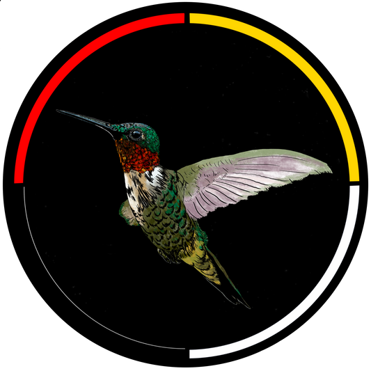 Ruby Red 2.5” Round Premium Sticker