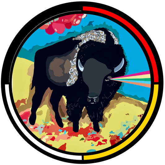 The Haight Buffalo 2.5” Round Premium Sticker