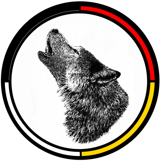 Wolf 2.5” Round Premium Sticker