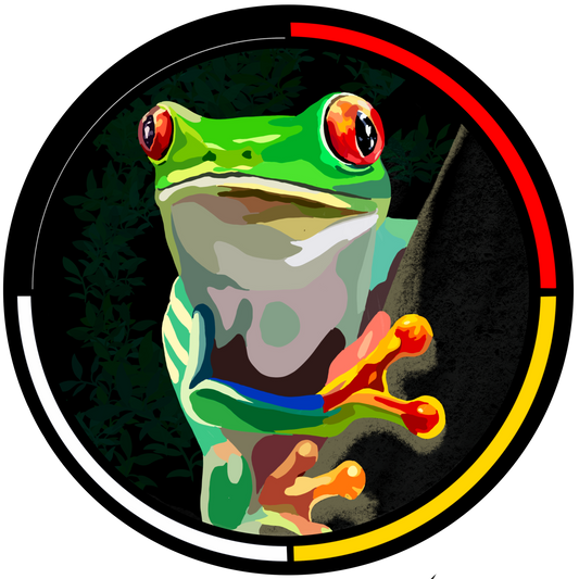 Tree Frog 2.5” Round Premium Sticker
