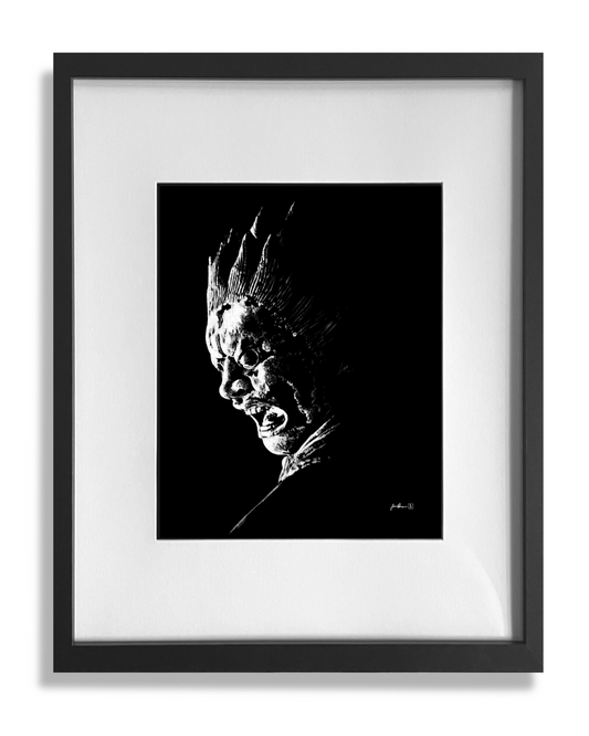 Shinyakushiji General print framed and matted